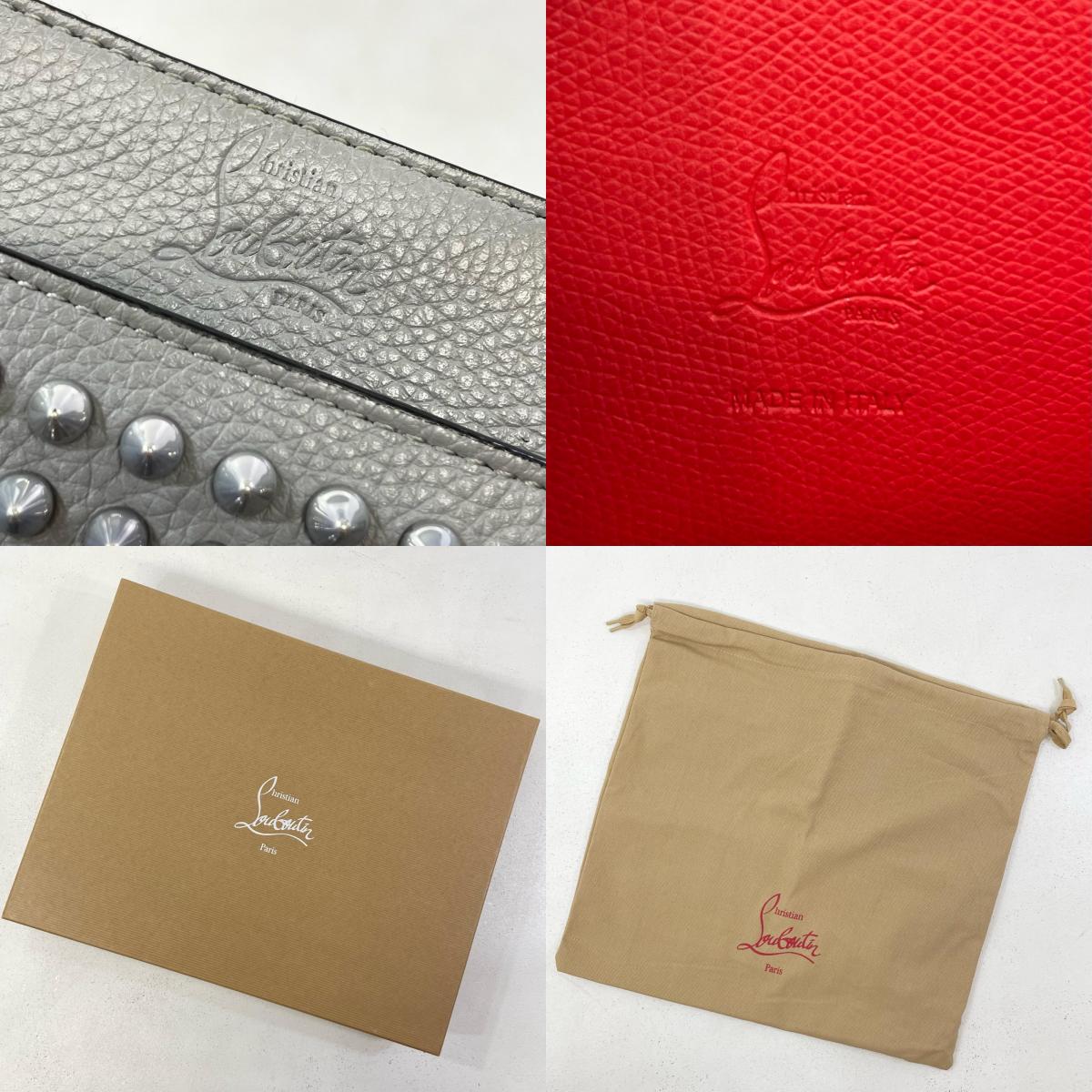 Christian Louboutin | クリスチャンルブタン クラッチバッグ グレー【尾張小牧店】