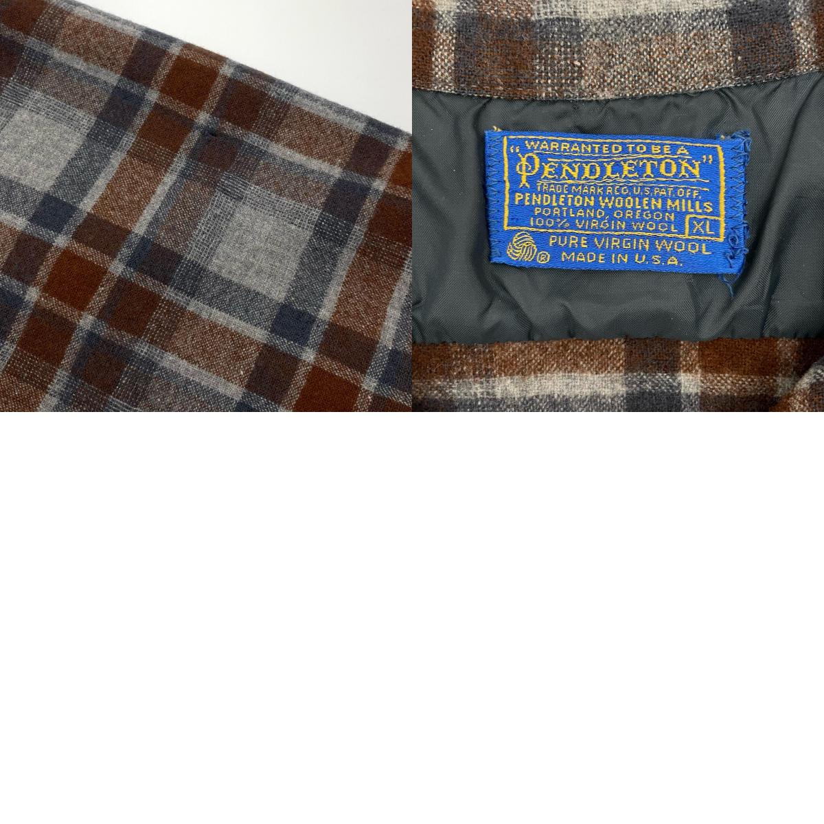 PENDLETON | ペンドルトン 長袖シャツ ブラウン×グレー×ネイビー サイズ:XL【尾張小牧店】