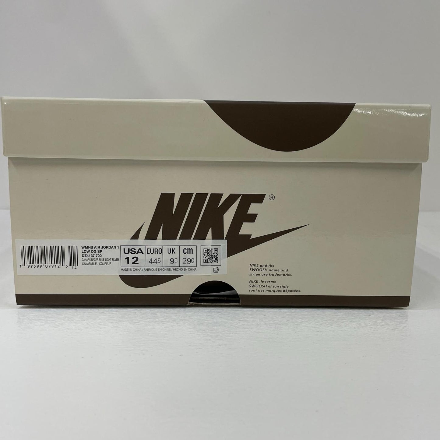 NIKE | ナイキ Women's Air Jordan 1 Retro Low OG スニーカー 29.0cm DZ4137-700 イエロー