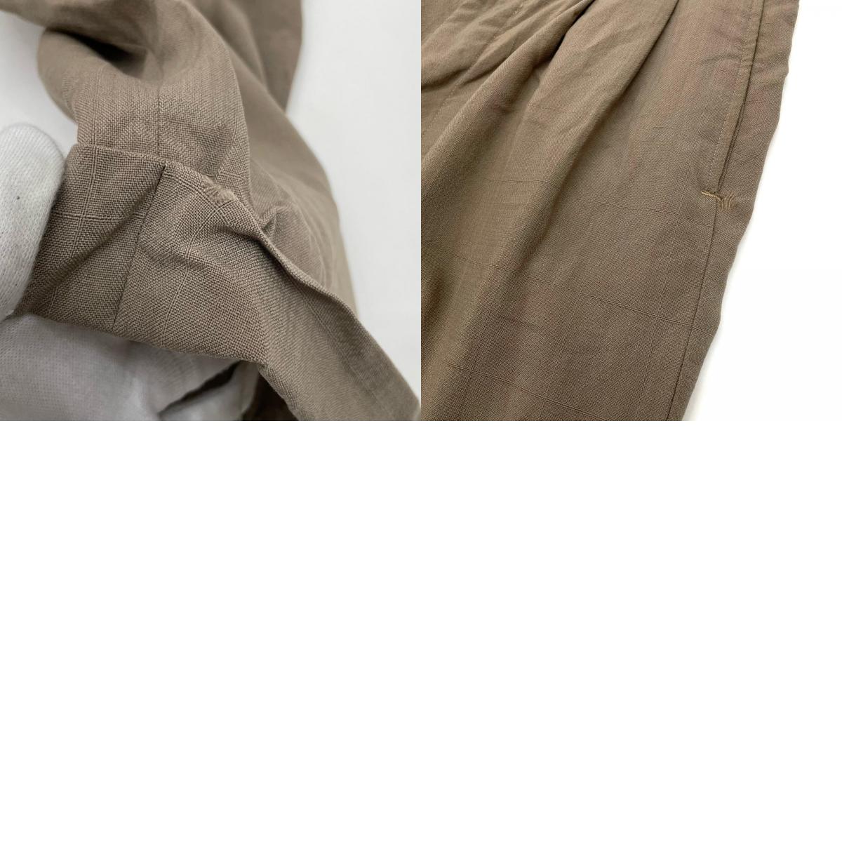 VINTAGE | ビンテージ ツータックギャバパンツ その他ボトムス ブラウン【尾張小牧店】