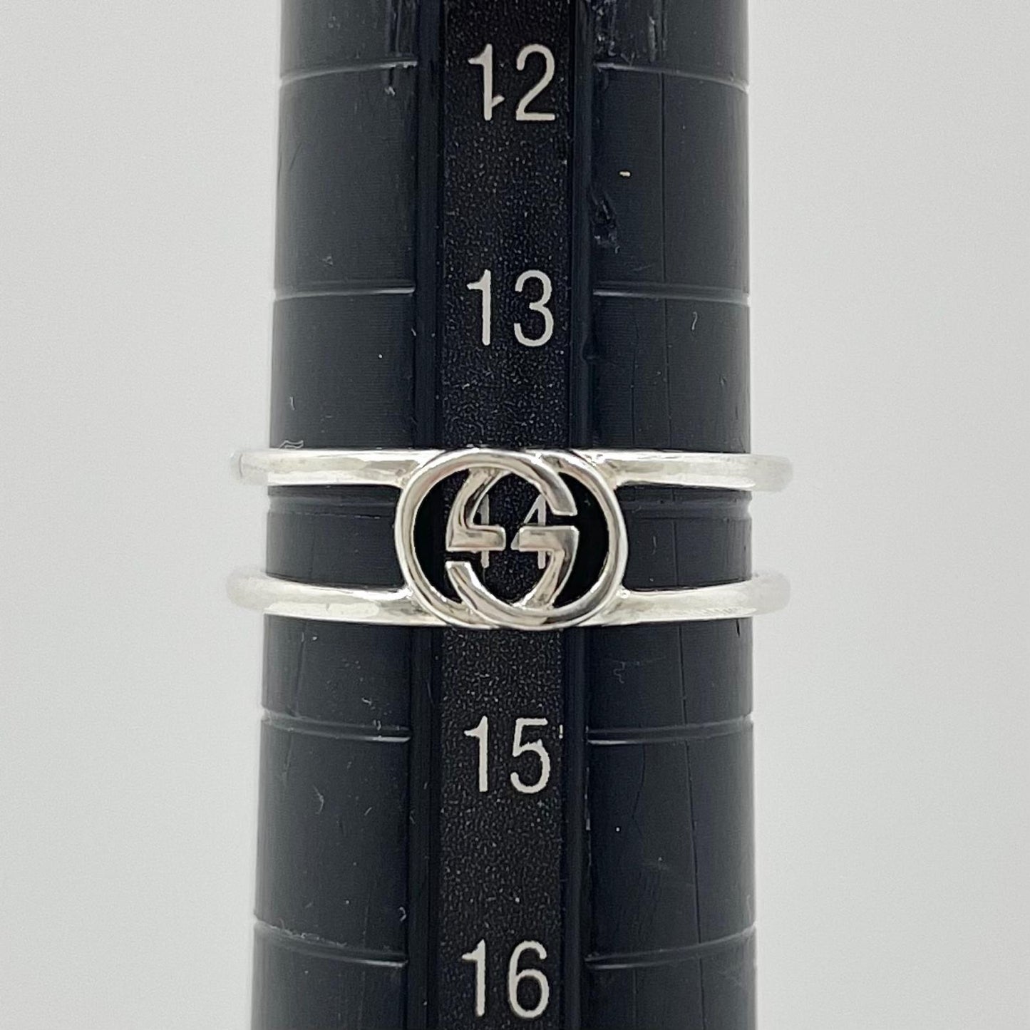 【中古】GUCCI | グッチ インターロッキングG リング・指輪 Ag925 シルバー【尾張小牧店】