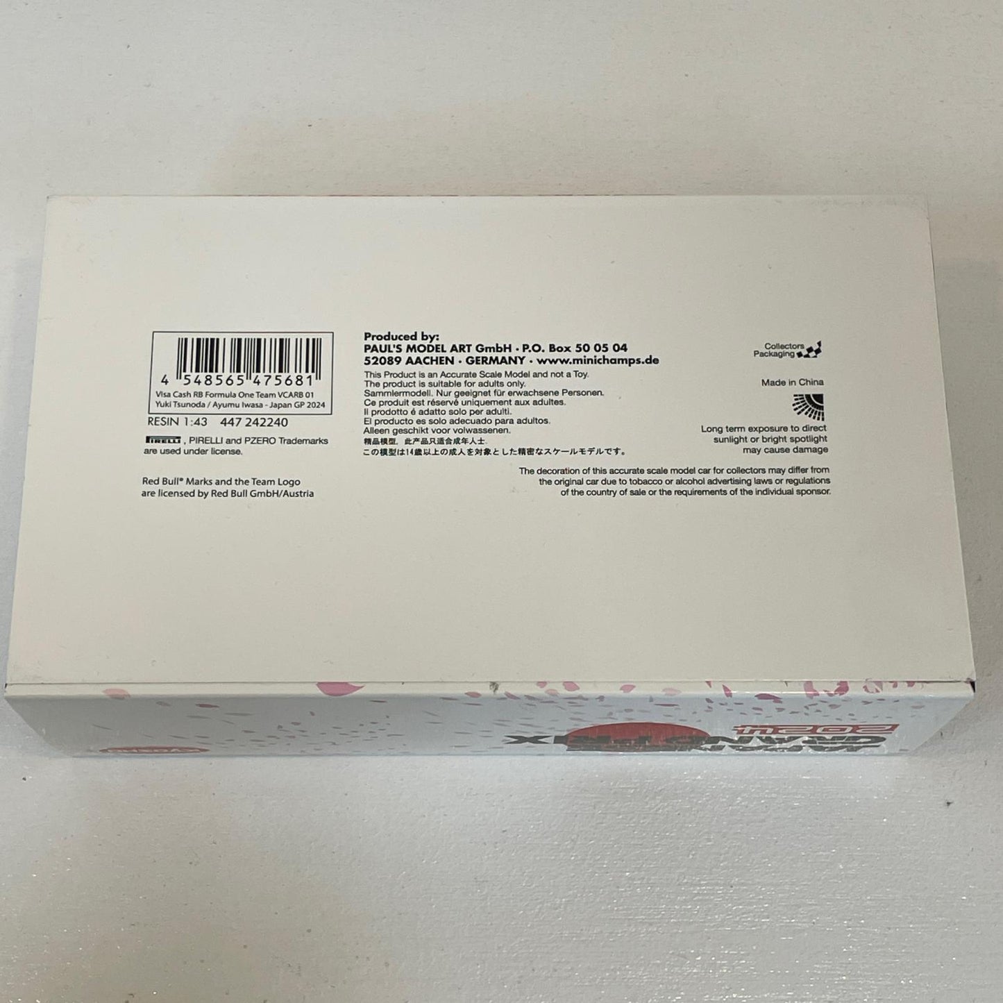 ミニチャンプス 1/43 ビザ キャッシュ RB F1 チーム VCARB 01 角田裕毅 & 岩佐歩夢 日本GP 2024 2台セット 限定336台【尾張小牧店】