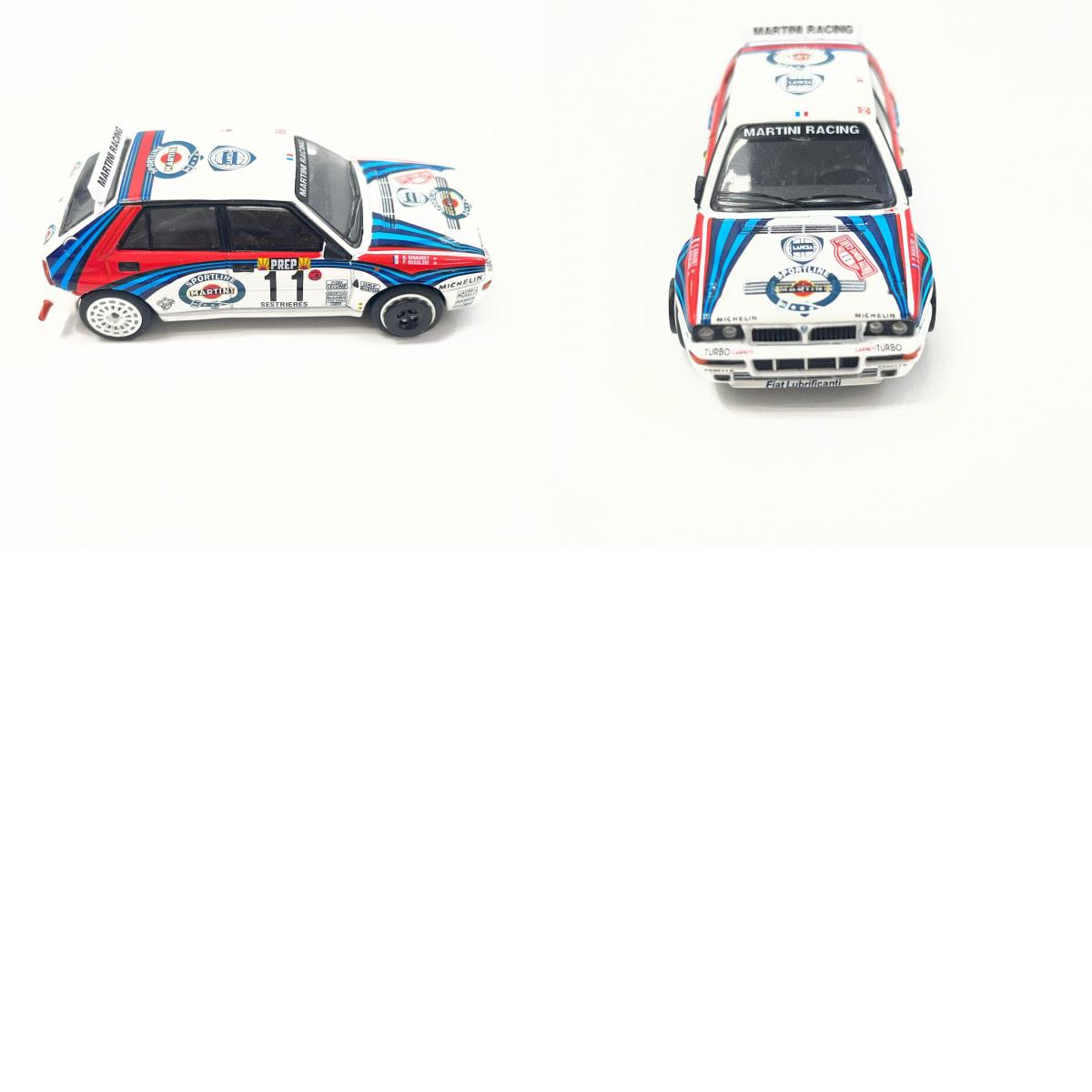 MINI GT MGTS0002 ランチア デルタ HF インテグラーレ エボルツィオーネモンテカルロラリー 1992 マルティニレーシング(左ハンドル)4台セット 【MGTS0002】【尾張小牧店】