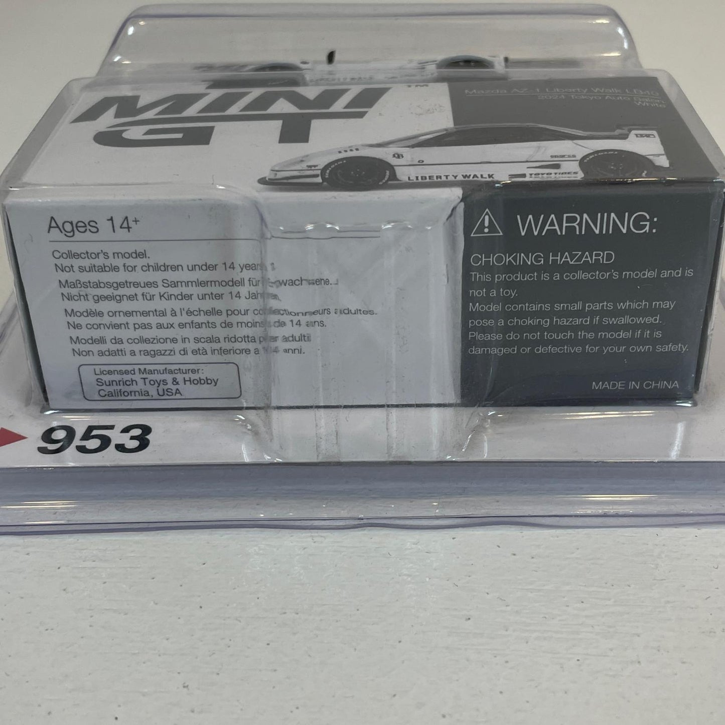MINI GT 1/64 Mazda AZ-1 Liberty Walk LB40 White 2024 東京オートサロン 2024 ホワイト【尾張小牧店】