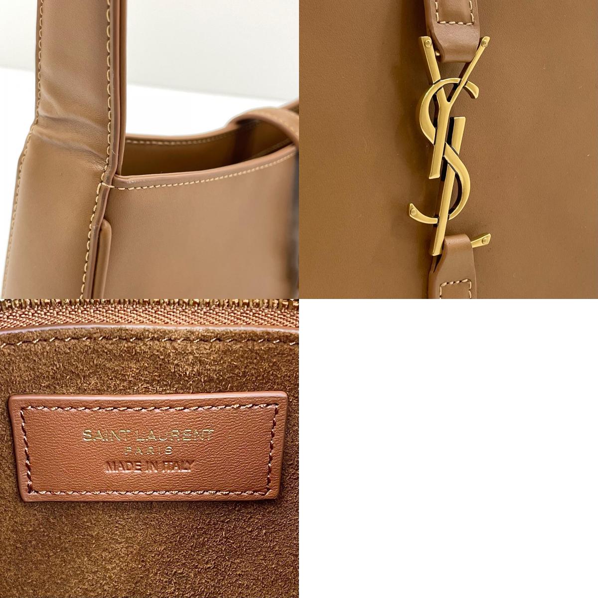 【中古】SAINT LAURENT | サンローラン LE 5 A 7 サンカセット ホーボーバッグ ハンドバッグ 657228 キャメル【尾張小牧店】