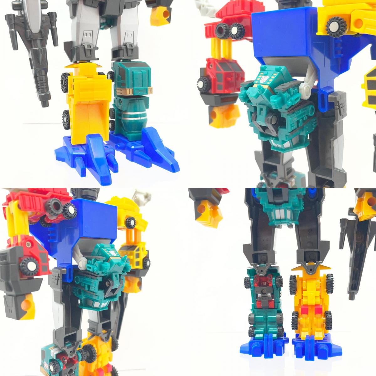 【尾張小牧店】トランスフォーマー マイクロマスター 復刻版 6体合体騎士 シックスビルダー 通常版カラー【レトロ】【中古】