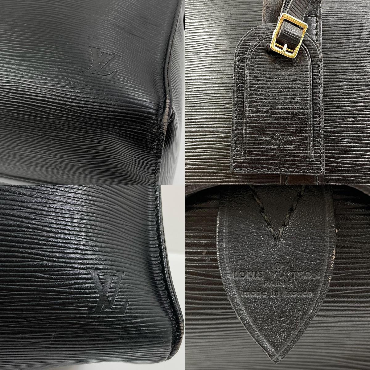 【中古】LOUIS VUITTON | ルイ・ヴィトン エピ 旧型キーポル45 ノワール ボストンバッグ M59152 ブラック【尾張小牧店】
