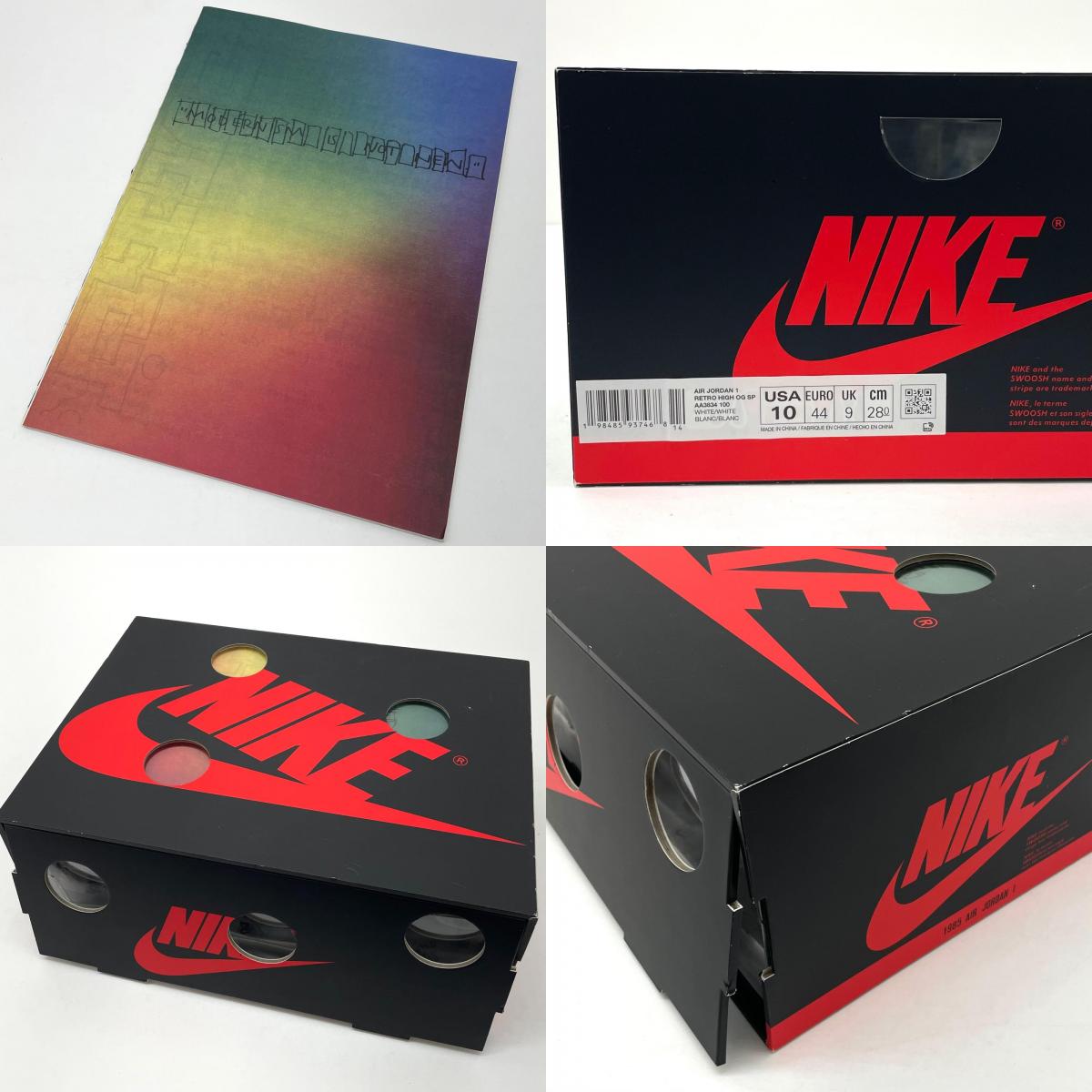 【中古】NIKE×Virgil Abloh Archive (V.A.A.) | ナイキ×ヴァージルアブローアーカイブ Air Jordan 1 Retro High OG 'Alaska'/エアジョーダン1 レトロ ハイ OG "アラスカ" スニーカー 靴 AA3834-100 ホワイト 28cm【尾張小牧店】