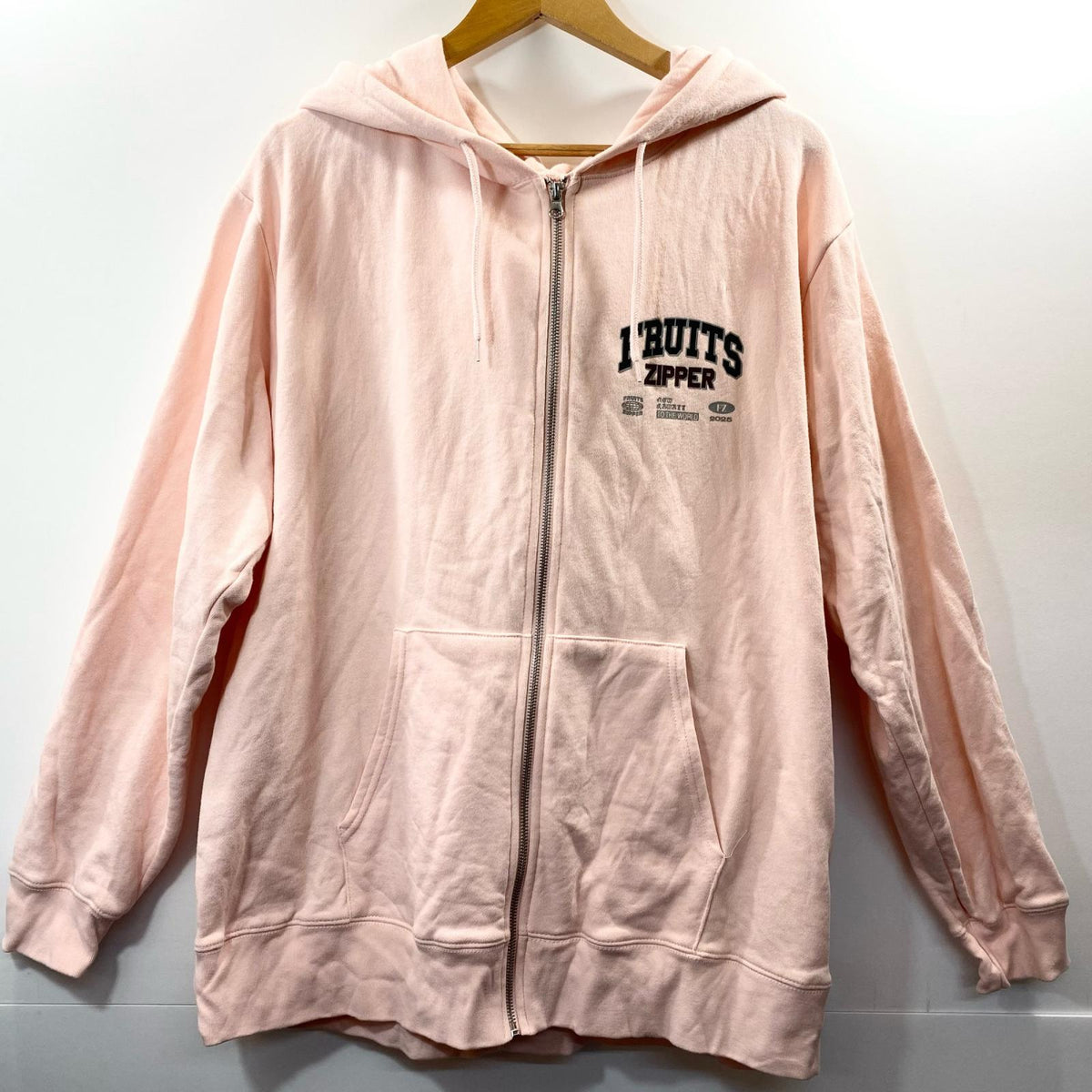 アイドルグッズ 【中古】FRUITS ZIPPER 松本 かれん OSHI API パーカー XLサイズ【尾張小牧店】【アイドル】【尾張小牧店】