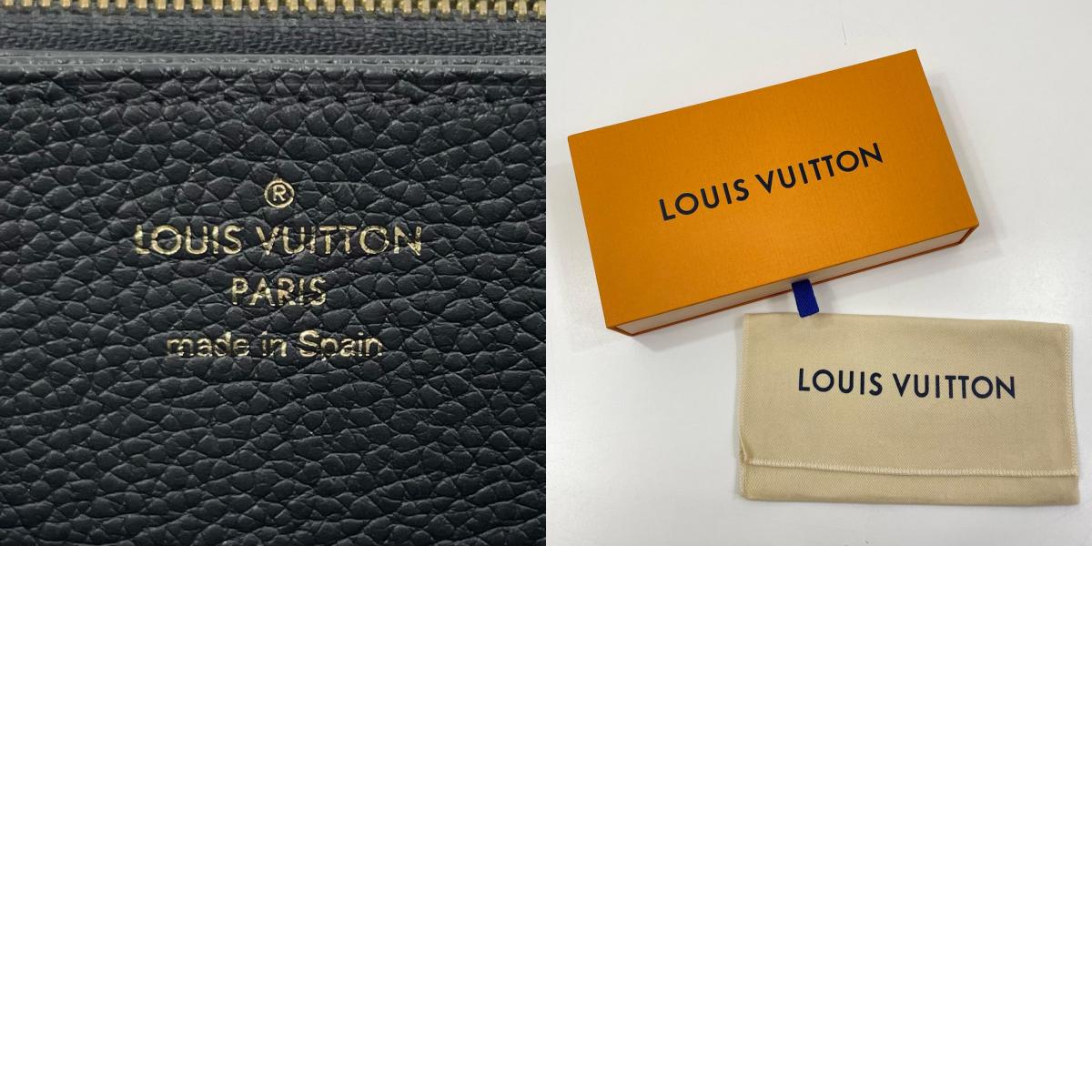 【中古】LOUIS VUITTON | ルイ・ヴィトン ジッピー モノグラム アンプラント ラウンドファスナー長財布 M61864 ブラック【尾張小牧店】
