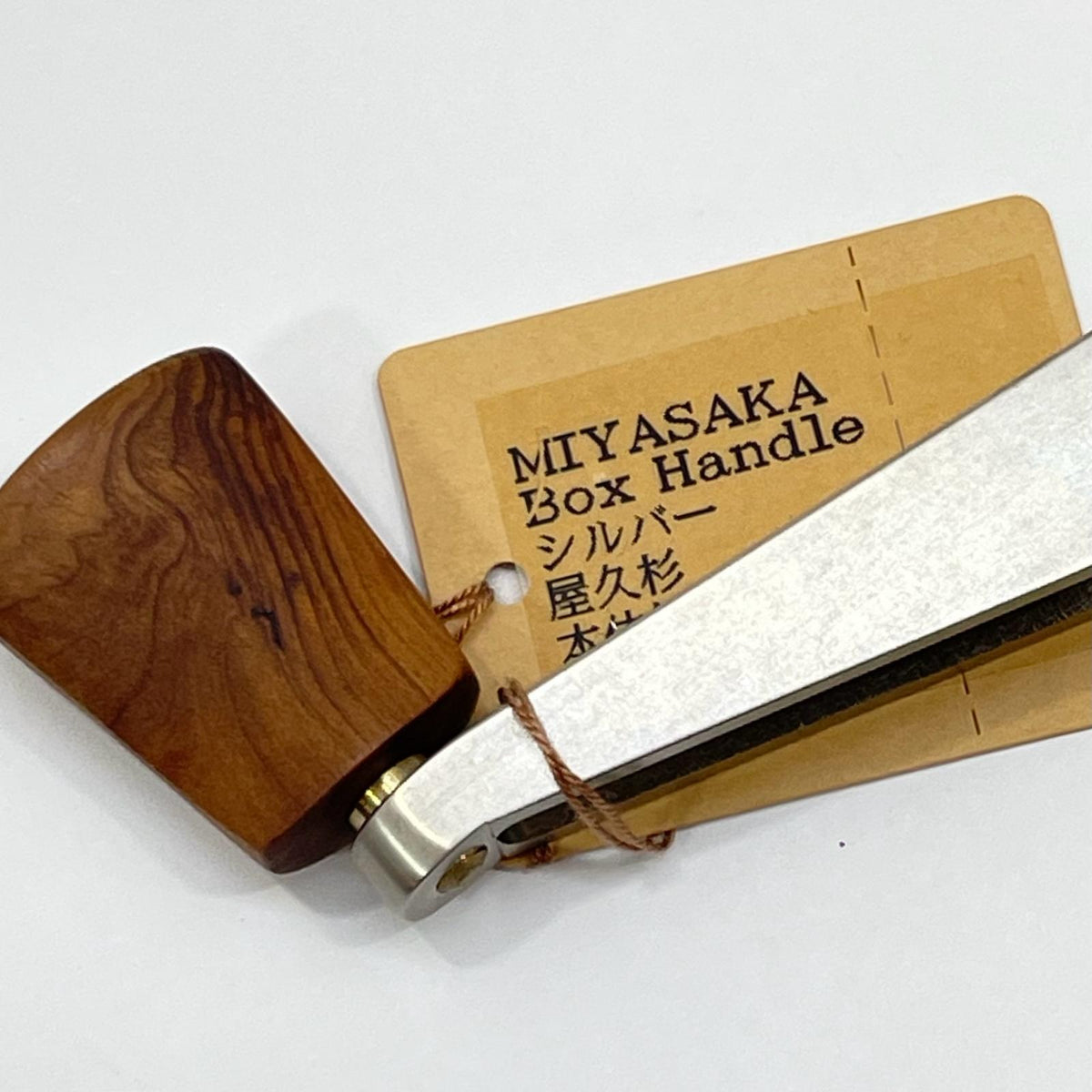 【フィッシング/釣り/釣具/リール】 Craft works MIYASAKA BOXハンドル 屋久杉 スピニングリールパーツ【尾張小牧店】