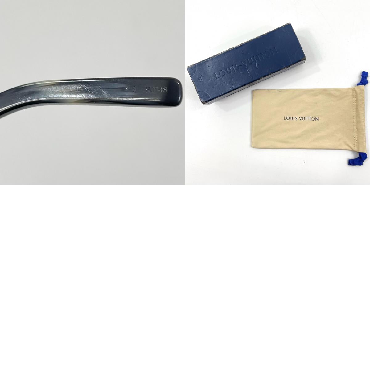 【中古】LOUIS VUITTON | ルイ・ヴィトン パームツリー アセテート ミラーレンズ サングラス Z1033E ブラック【尾張小牧店】