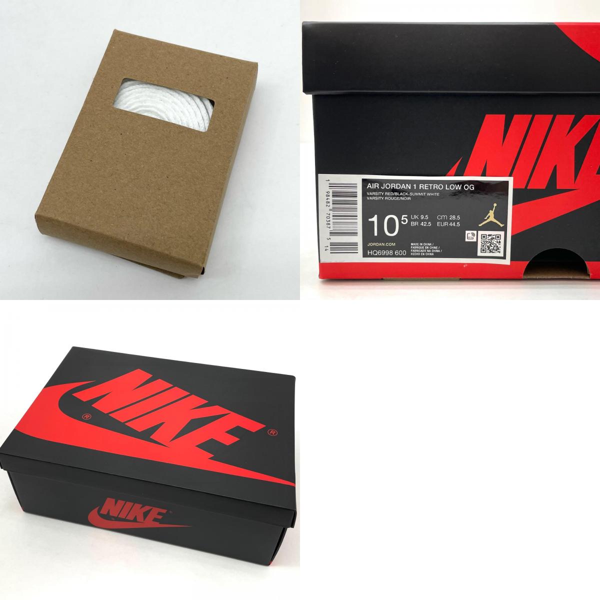 【中古】NIKE | ナイキ Air Jordan 1 Retro Low OG "Chicago"/エアジョーダン1 レトロ ロー OG "シカゴ" スニーカー 靴 HQ6998-600 レッド×ブラック×ホワイト 28.5cm【尾張小牧店】