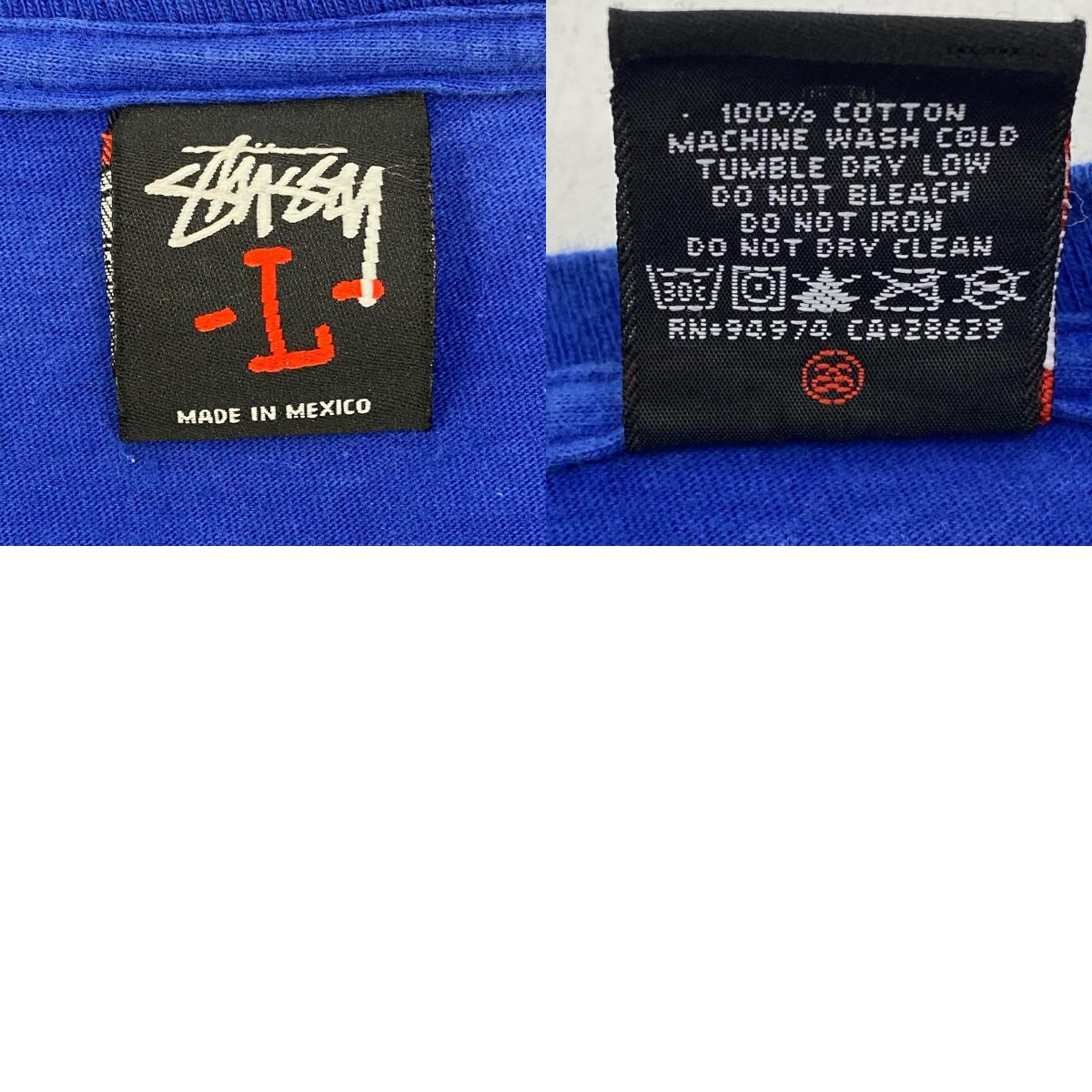 STUSSY | ステューシー ビッグロゴ 半袖Tシャツ ブルー サイズ:M【加古川店】