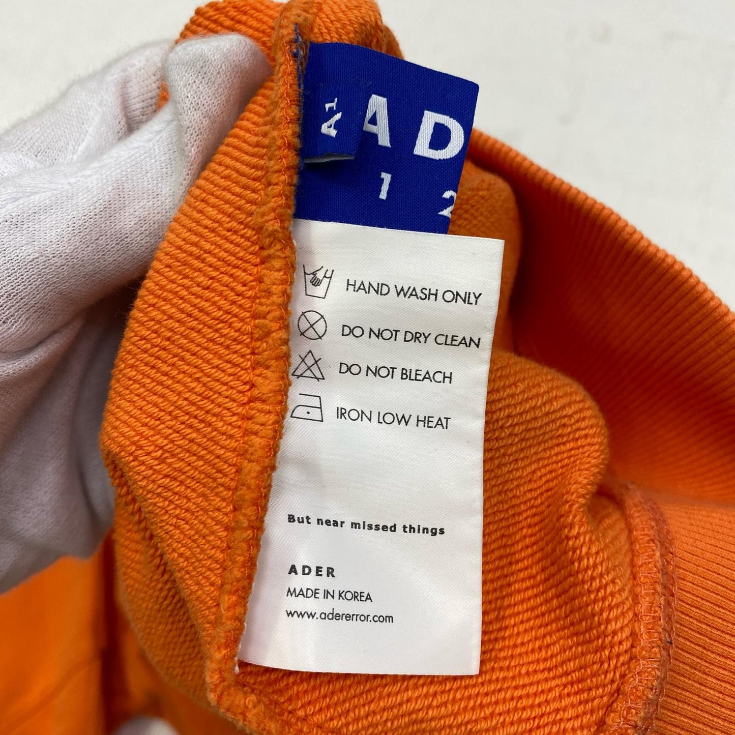 ADERERROR | アーダーエラー CREW NECK InVADER SWEAT スウェット 20ASSTO28OR1 オレンジ【加古川店】