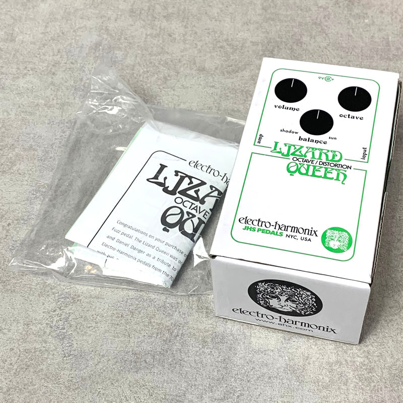 【新品】 Electro-Harmonix | エレクトロハーモニクス LIZARD QUEEN OCTAVE FUZZ 楽器 その他エフェクター 【送料無料】エレハモとJHSの共同開発、ゲイン量が固定されたユニークなオクターブファズ。【箱・説明書付き】【加古川店】