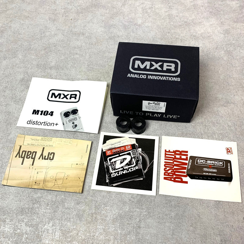 MXR | エムエックスアール M104 distortion+ 楽器 ディストーション 【送料無料】80年代を代表するディストーションの名機【箱・説明書付き】【加古川店】