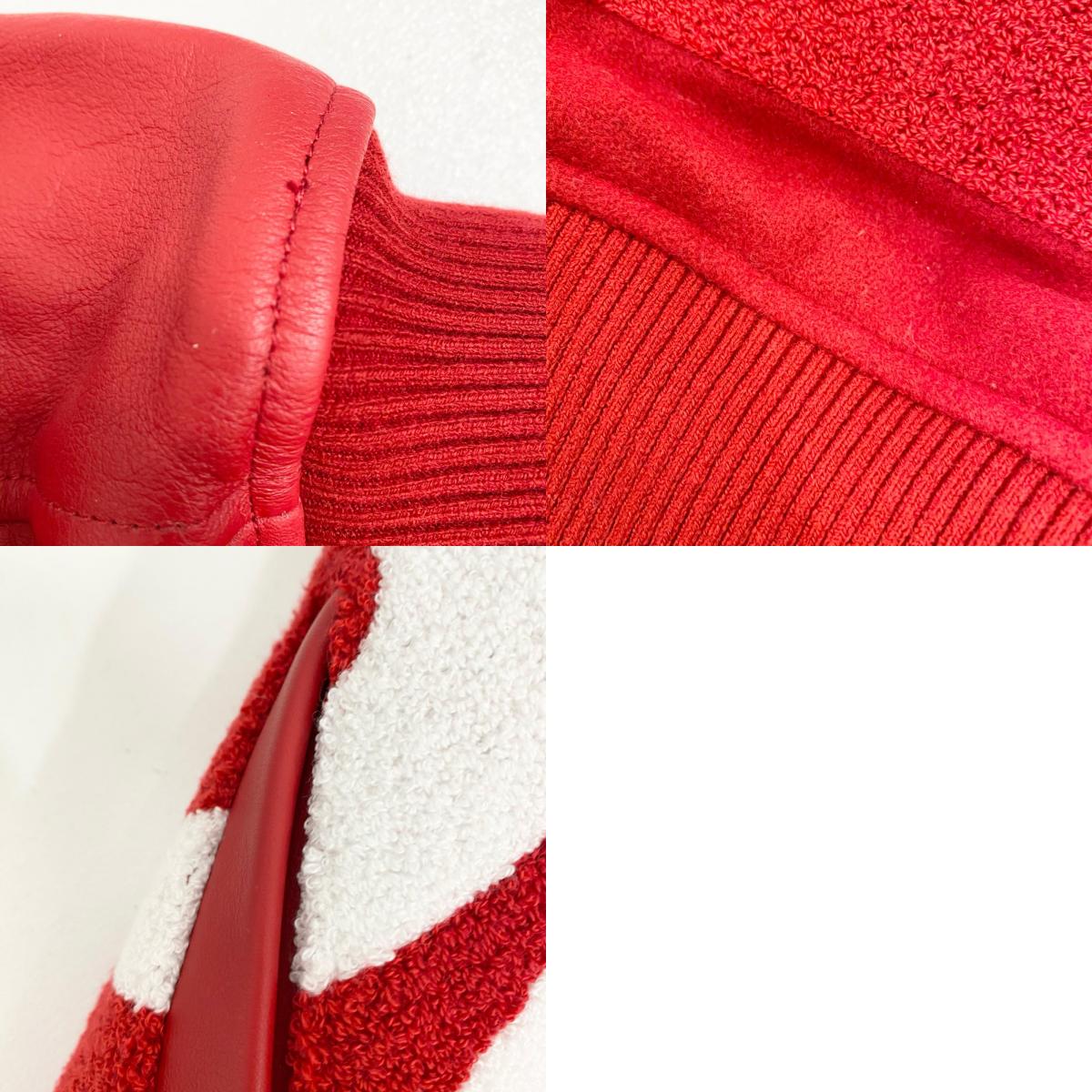 SUPREME シュプリーム Big Logo Chenille Varsity Jacket Red Mサイズ スタジャン レッド 24SS
