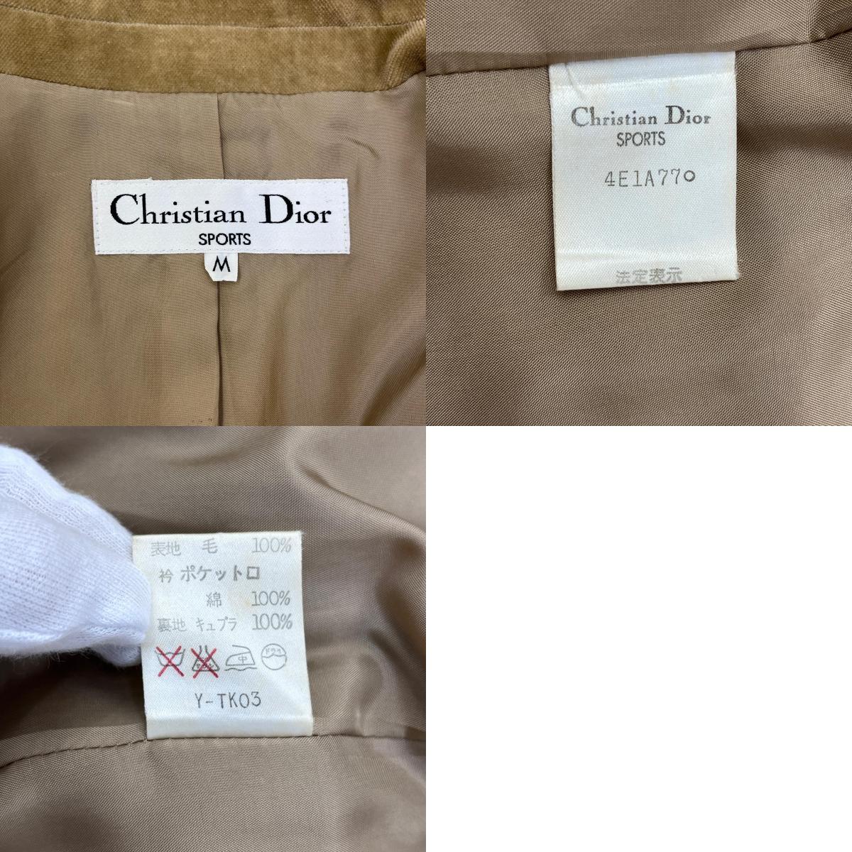 Christian Dior | クリスチャンディオール テーラードジャケット 4E1A77O ベージュ サイズ:M【加古川店】