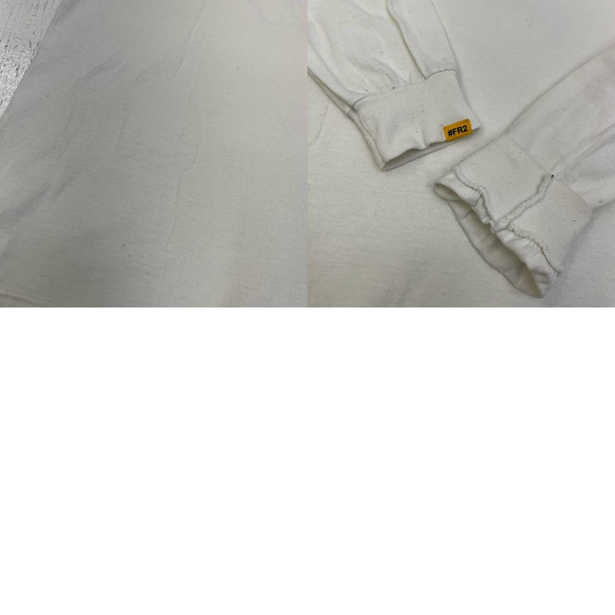 #FR2 | エフアールツー PLAYING RABBITS L/S T-SHIRT 長袖Tシャツ ホワイト サイズ:L【加古川店】