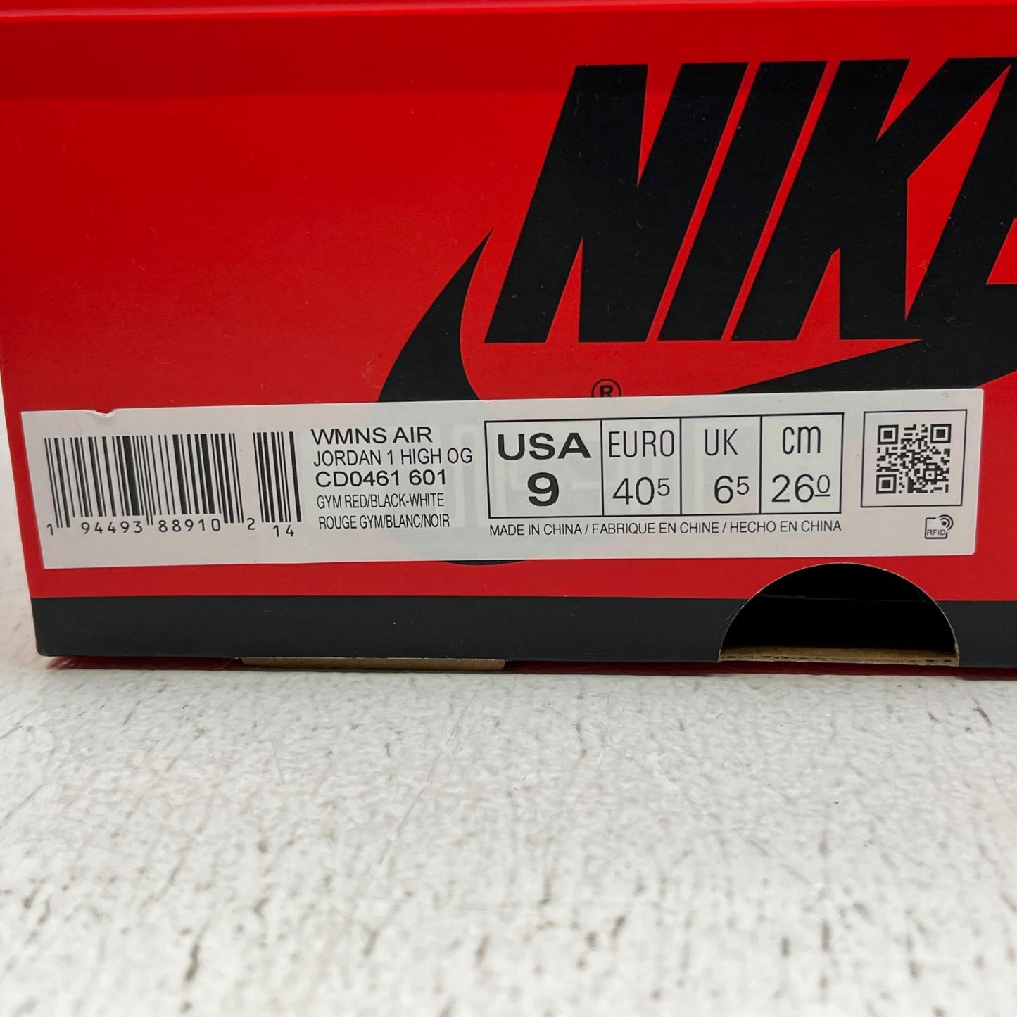 NIKE | ナイキ Women's Air Jordan 1 High OG Satin Red スニーカー CD0461-601【加古川店】