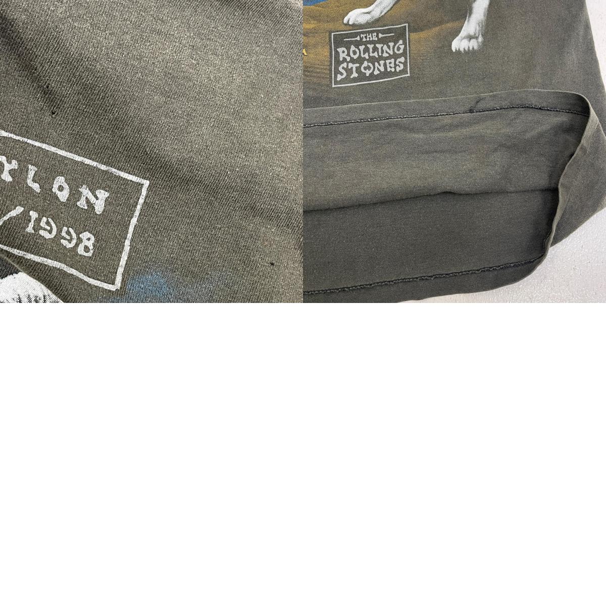 rollingstone's BridgestoBaby worldtour 1997/1998 半袖Tシャツ ブラック サイズ:XL【加古川店】