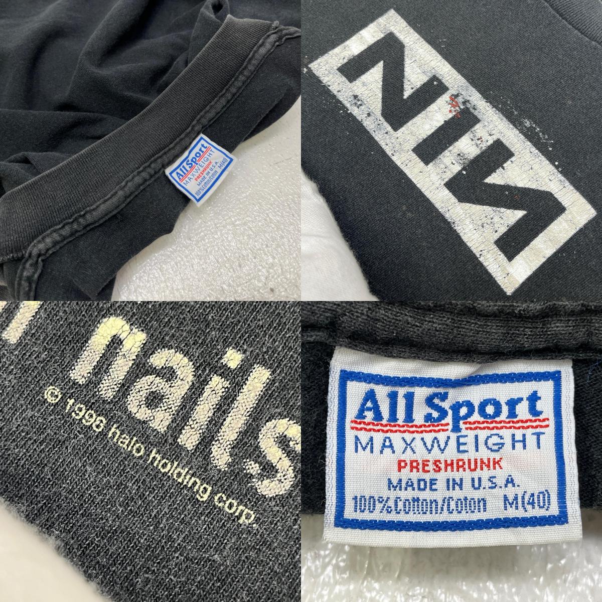 nine inch nails/1998 BOX LOGO 半袖Tシャツ ブラック サイズ:M【加古川店】