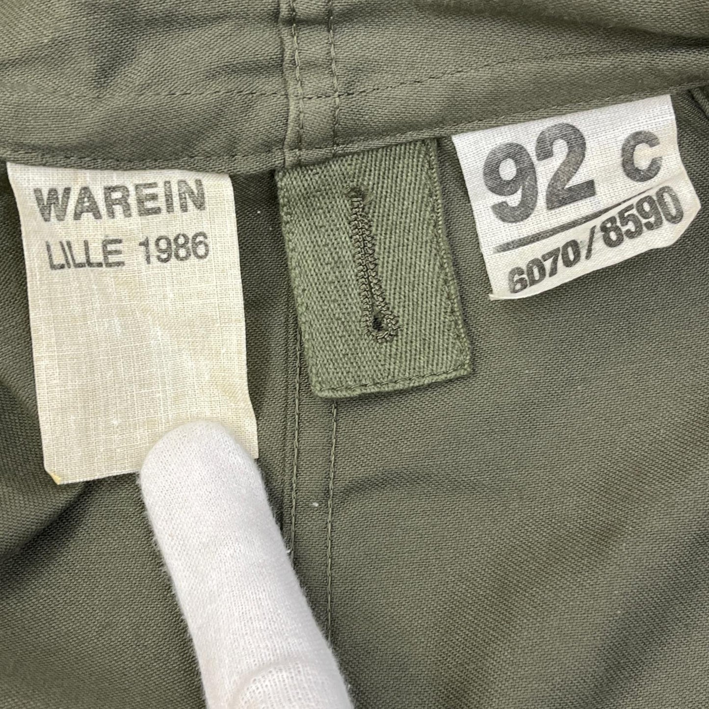 MILITARY衣料 | ミリタリーイリョウ フランス軍:m-64 field parka ミリタリージャケット カーキ【加古川店】