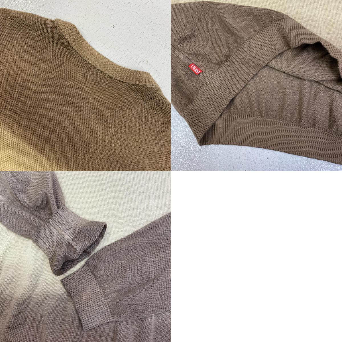 DIESEL | ディーゼル クルーネックニットK-NEVIL ニット A12460 K-NEVIL ベージュ サイズ:M【加古川店】