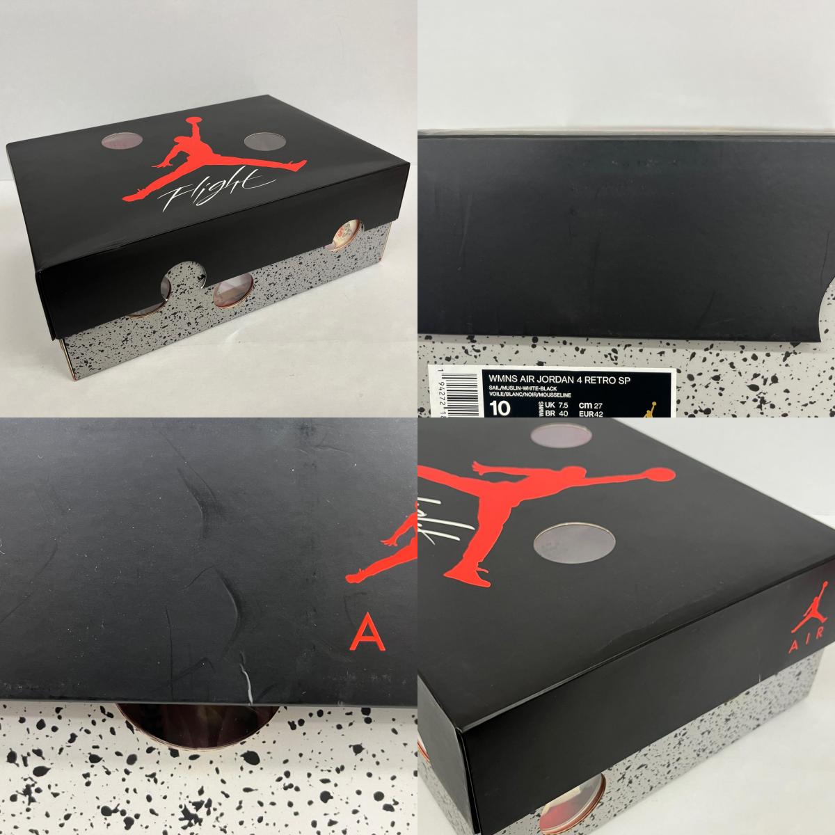 NIKE | ナイキ Off-White Women's Air Jordan 4 SP スニーカー CV9388-100 27cm【加古川店】