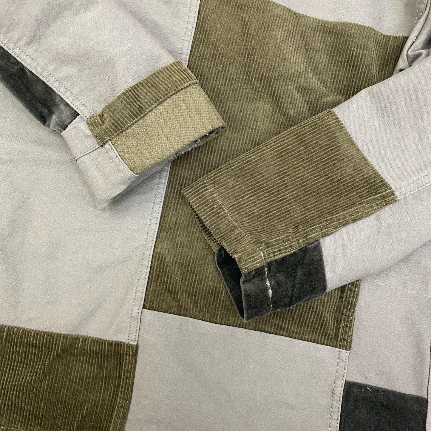 Engineered Garments | エンジニアードガーメンツ パッチワーク カバーオール カーキグリーン サイズ:S【加古川店】