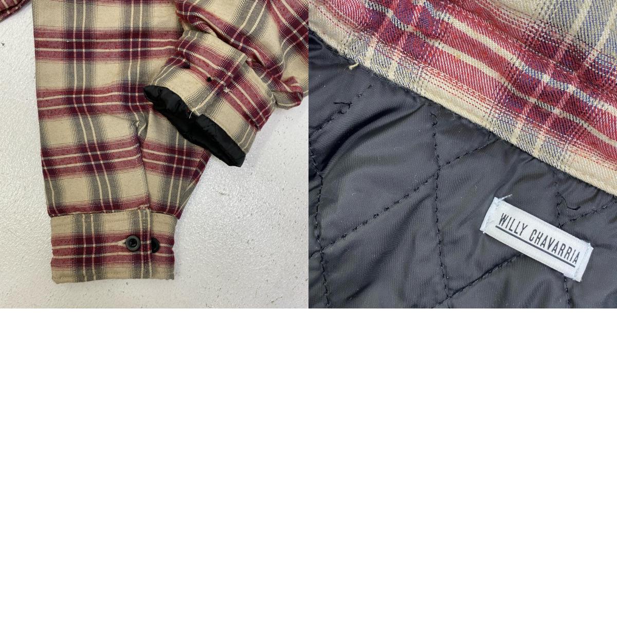 PLAID FLANNEL JACKET ブランド名:WILLY CHAVARRIA その他アウター サイズ:L【加古川店】