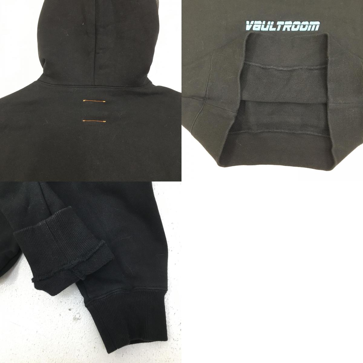 【中古】 NACHO NEKO HOODIE ブランド名:VAULTROOM パーカー ブラック サイズ:M【加古川店】