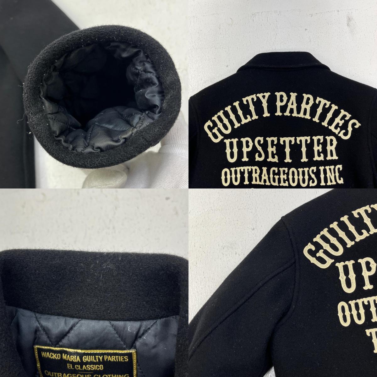 【中古】WACKOMARIA | ワコマリア GP UPSETTER MELTON JKT その他アウター ブラック サイズ:S【加古川店】