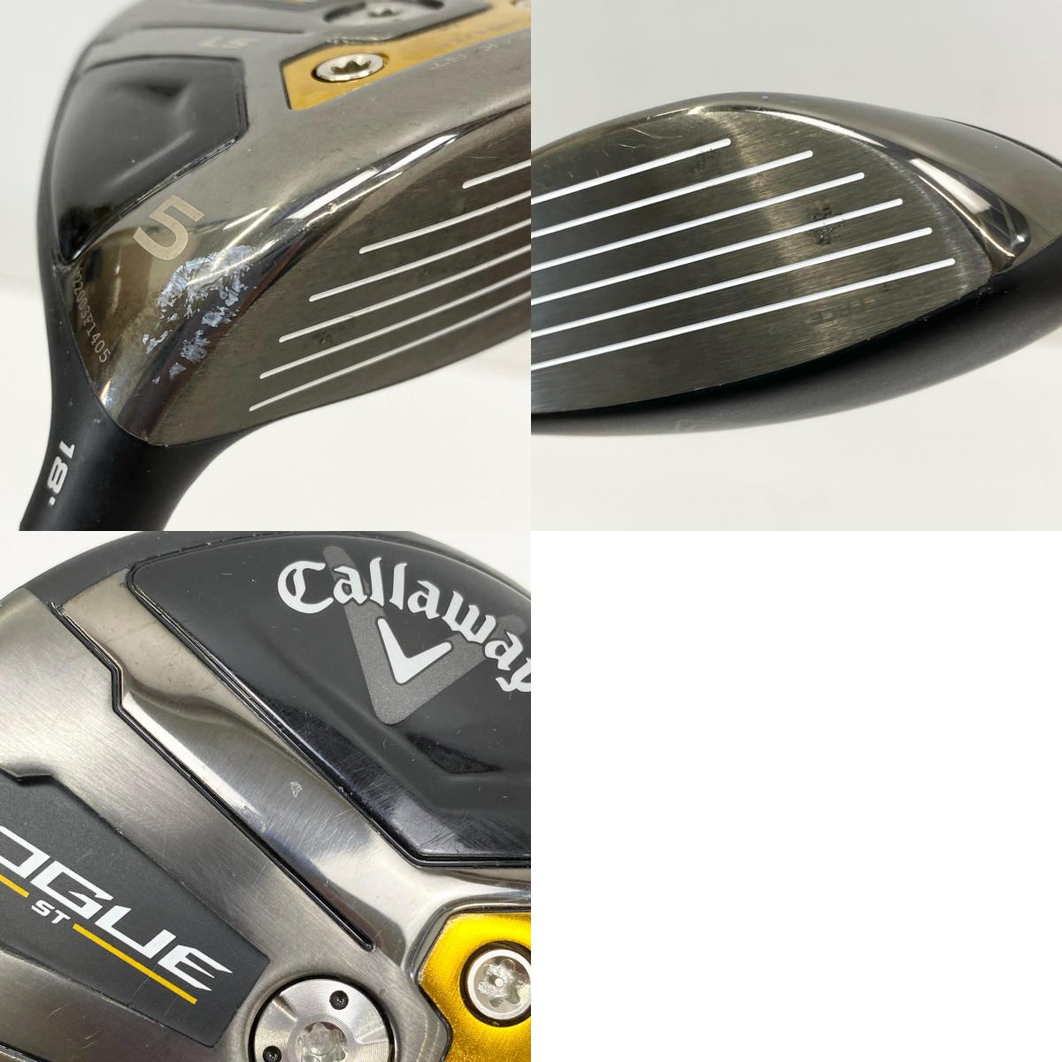【ゴルフ用品】 Callaway | キャロウェイ シャフト長(in):約約43inch ROGUE ST LS(2022)5W 18° TENSEI GOLD フレックスSR【加古川店】