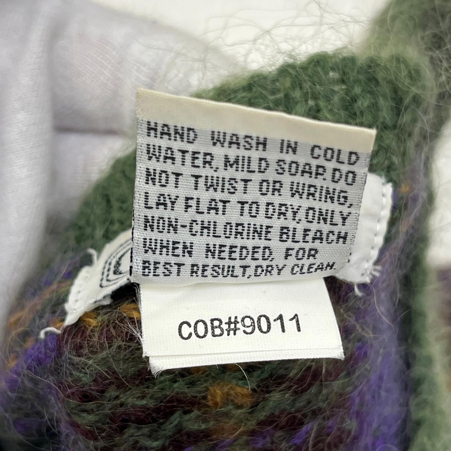 【中古】 GALLAGHER:MOHAIR CREWNECK KNIT ニット マルチカラー サイズ:L【加古川店】