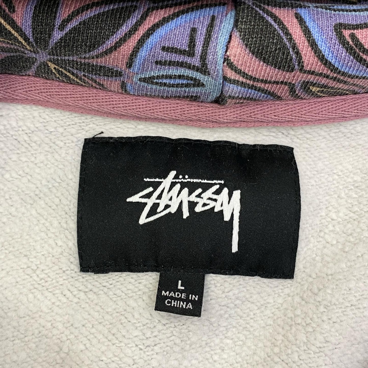 【中古】STUSSY | ステューシー 幾何学柄 パーカー サイズ:L【加古川店】