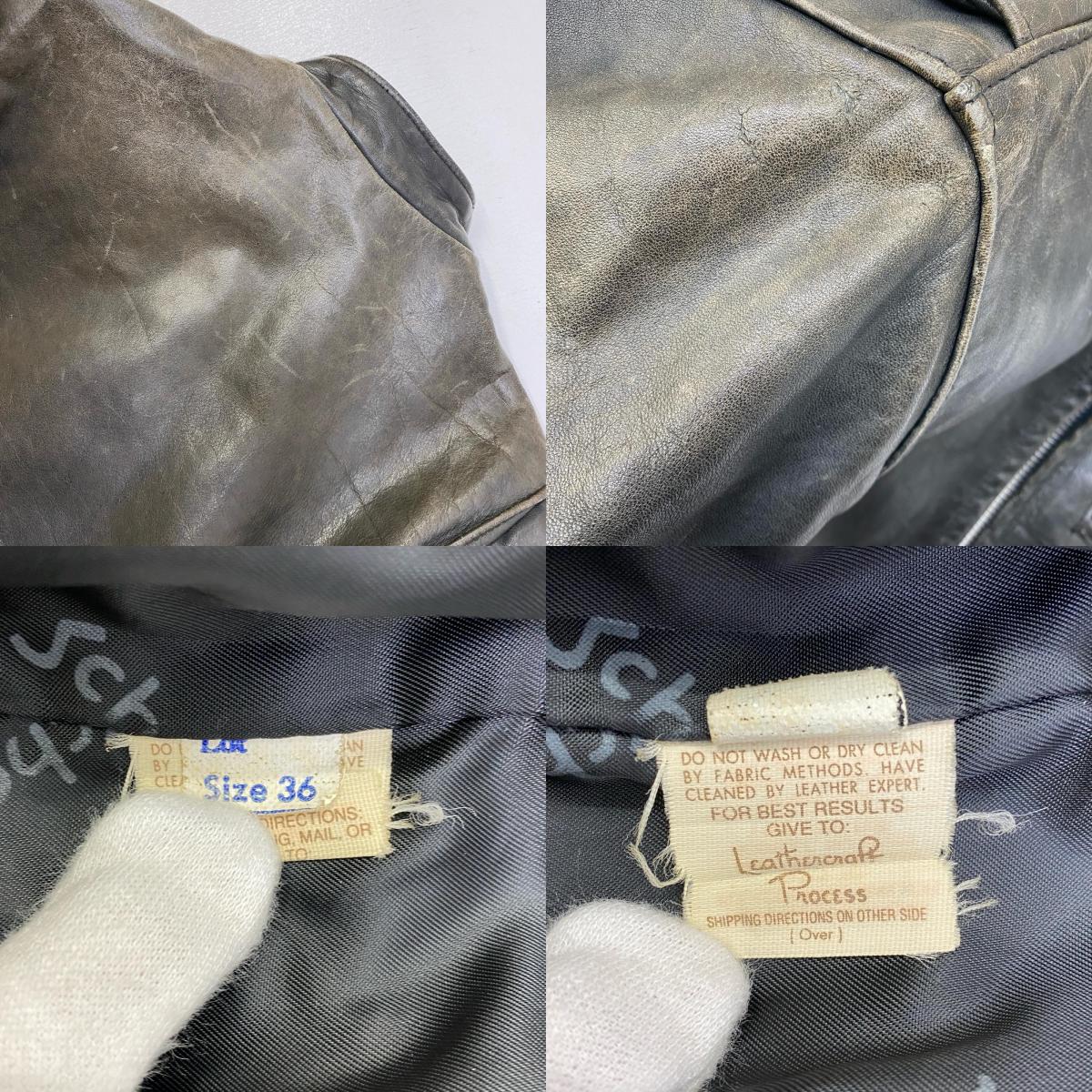 【中古】schott | ショット SINGLE RIDERS JKT レザー 141 ブラック サイズ:36【加古川店】