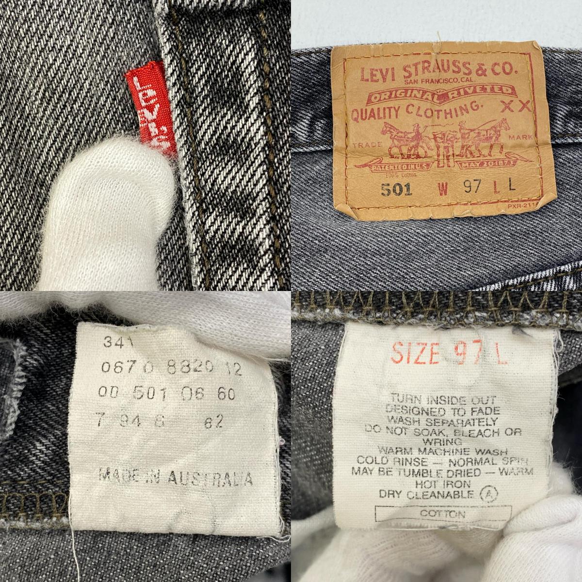 【中古】Levi's | リーバイス lot:501 先染めブラック デニムパンツ ブラック【加古川店】