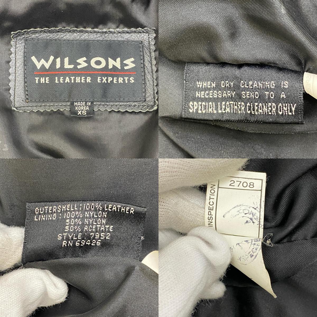 【中古】 wilsons leather レザー ブラック サイズ:XS【加古川店】
