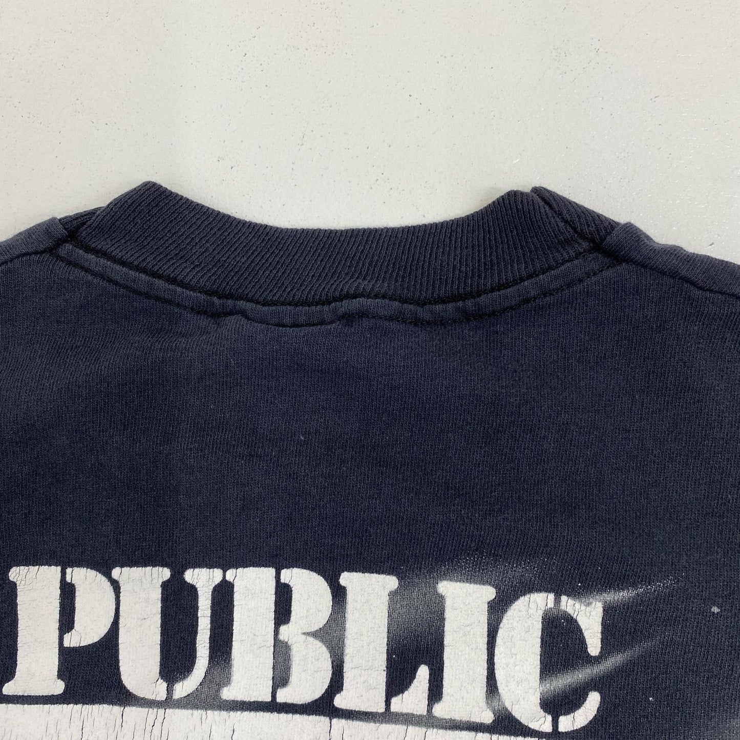 【中古】 public enemy:fear of a black planet fruit of the loom 半袖Tシャツ ブラック サイズ:M【加古川店】