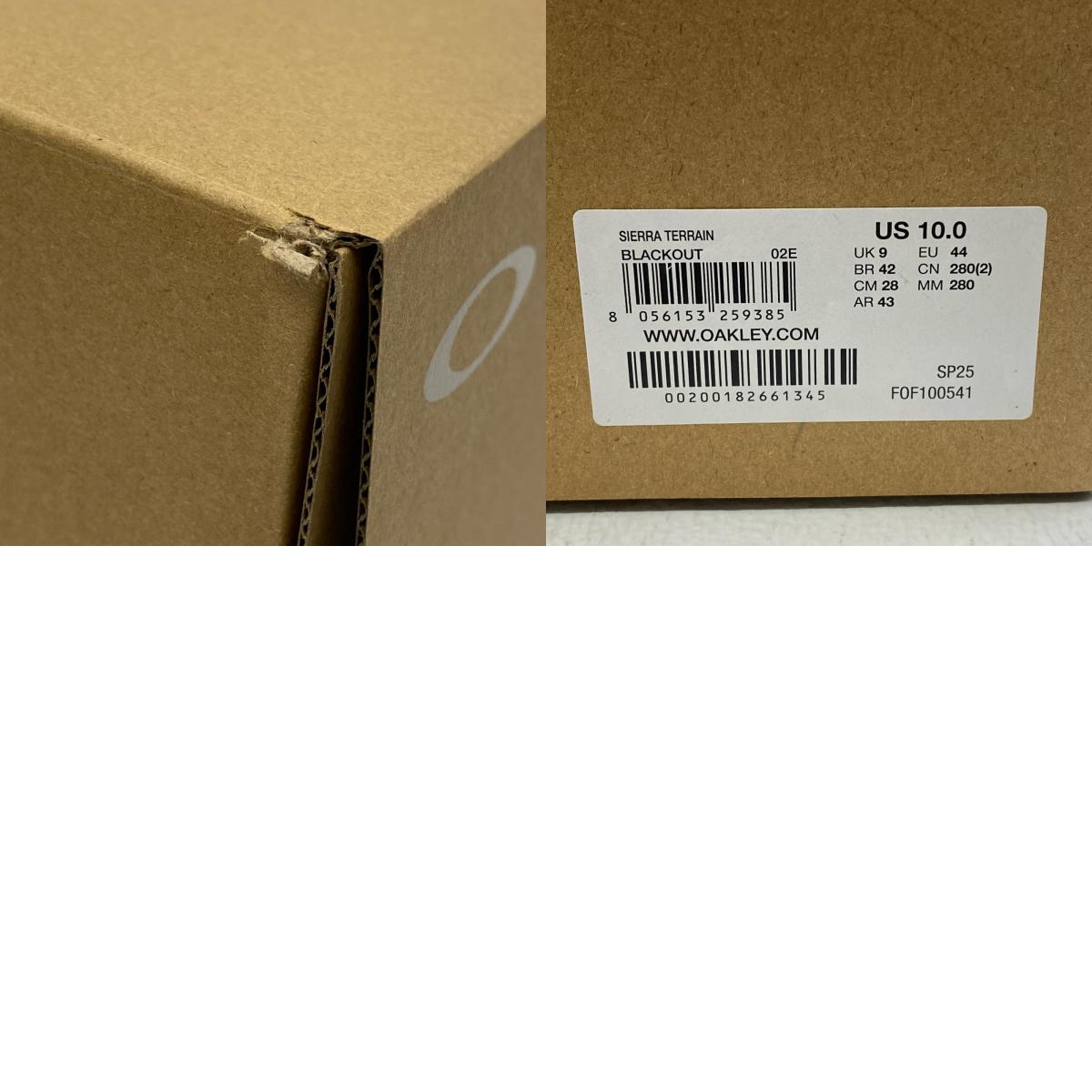 【中古】OAKLEY | オークリー Sierra Terrain スニーカー F0F100541 ブラック【加古川店】