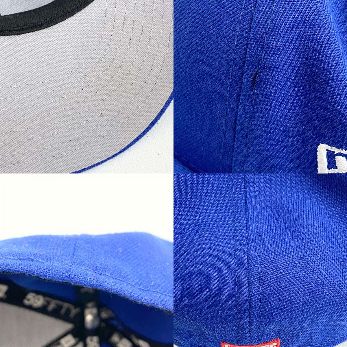 SUPREME シュプリーム Devil S Logo New Era 59FIFTY ブルー キャップ 57.7cm