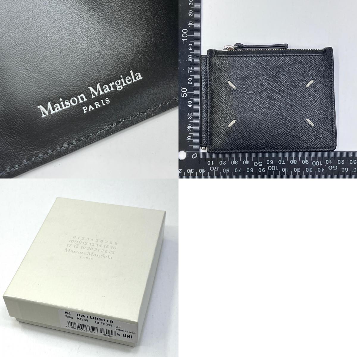 【中古】Maison Margiela | メゾンマルジェラ WALLET SLIM 2 PINCER 二つ折り財布 SA1UI0018 ブラック【加古川店】