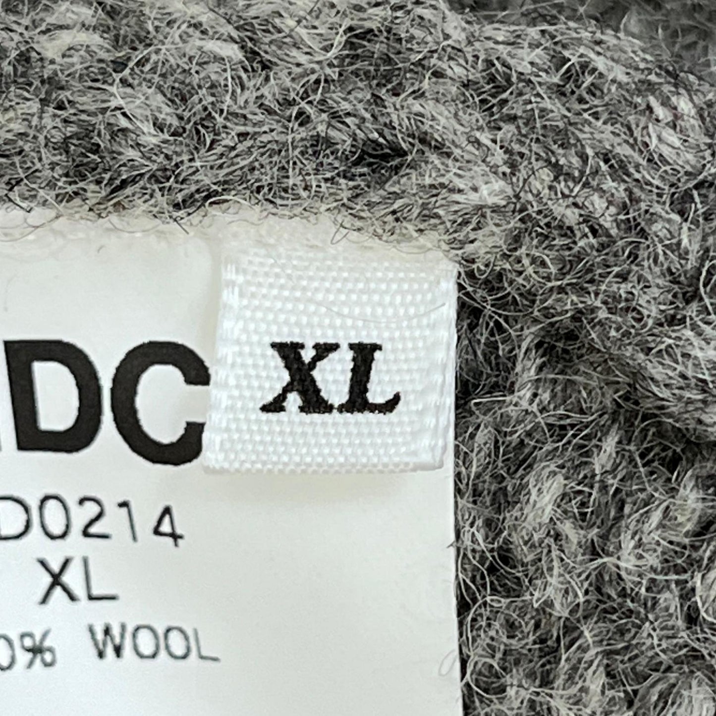 【中古】GDC | ジーディーシー Shetland Turtle Knit セーター gd0214 グレー サイズ:XL【加古川店】