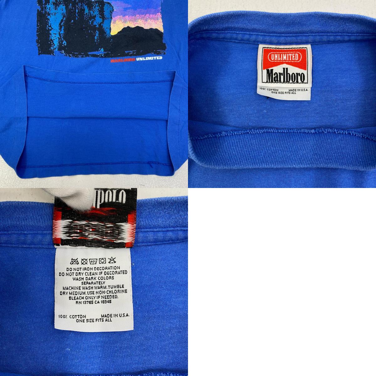 【中古】 Marlboro UNLIMITED TEE 半袖Tシャツ ブルー【加古川店】
