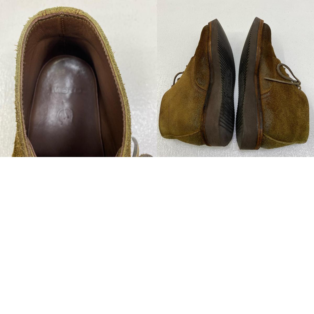 LEATHER ARTS & CRAFTS MOTO | レザーアーツアンドクラフツモト SUEDE CHUKKA BOOTS サイズ:1 (26~26.5㎝程度) ブーツ カーキ【加古川店】