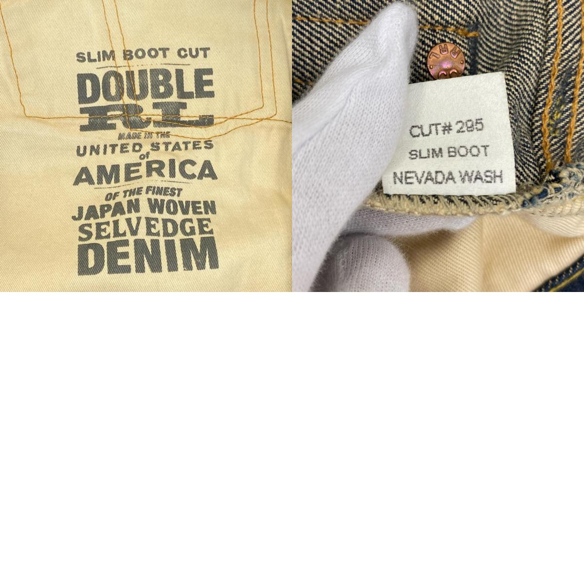 【中古】RRL(RALPH LAUREN) | ダブルアールエルラルフローレン JAPAN WOVEN SELVEDGE DENIM デニムパンツ インディゴ サイズ:34【加古川店】