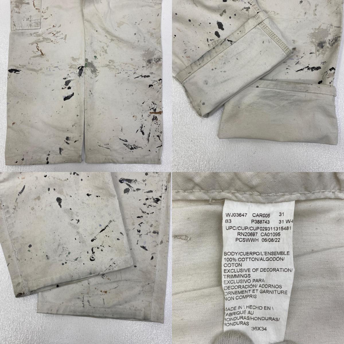 【中古】Dickies | ディッキーズ ×Sherwin Williams PAINTER'S PANTS/A パンツ ホワイト サイズ:36【加古川店】