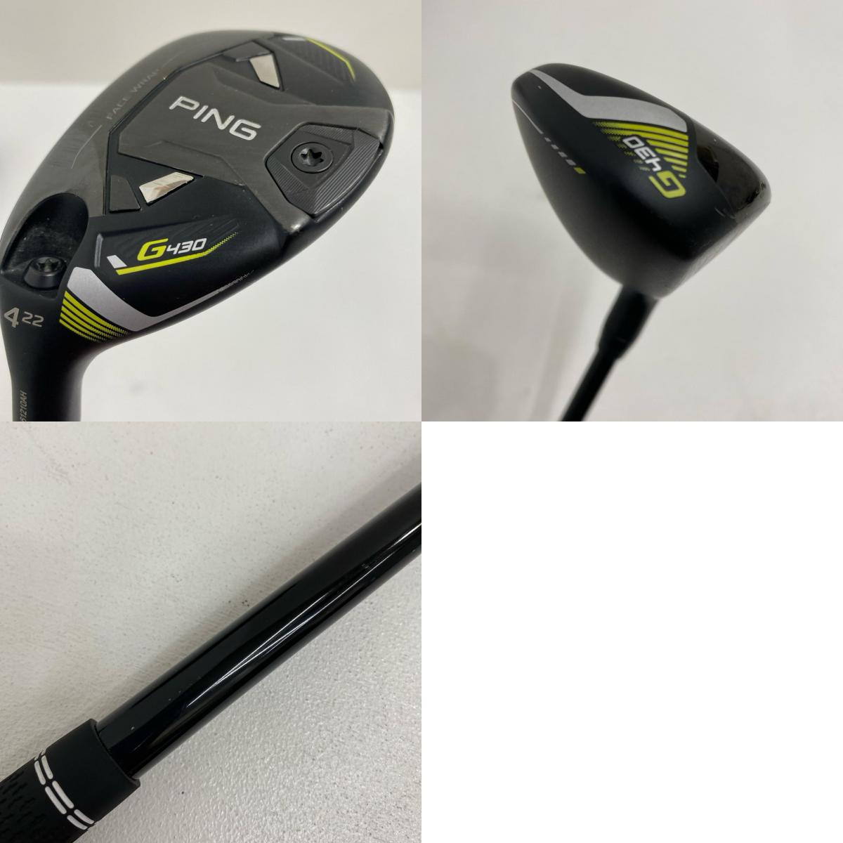 【ゴルフ用品】 PING | ピン PING ユーティリティ G430 MAX(2022)4U 22° シャフト:ALTA JCB フレックス:S ヘッドカバー込み、約40インチ、レフティ【加古川店】